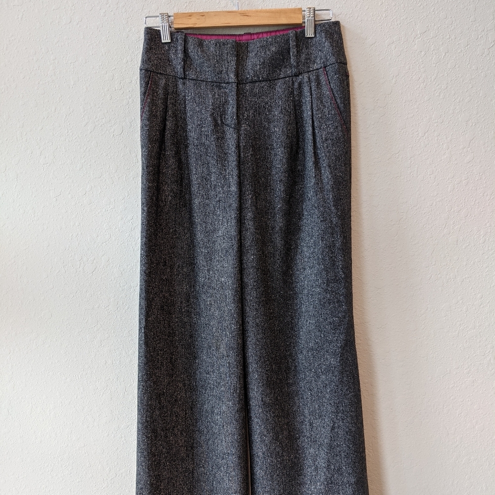 Bebe Vintage Straight Wide Leg Pants